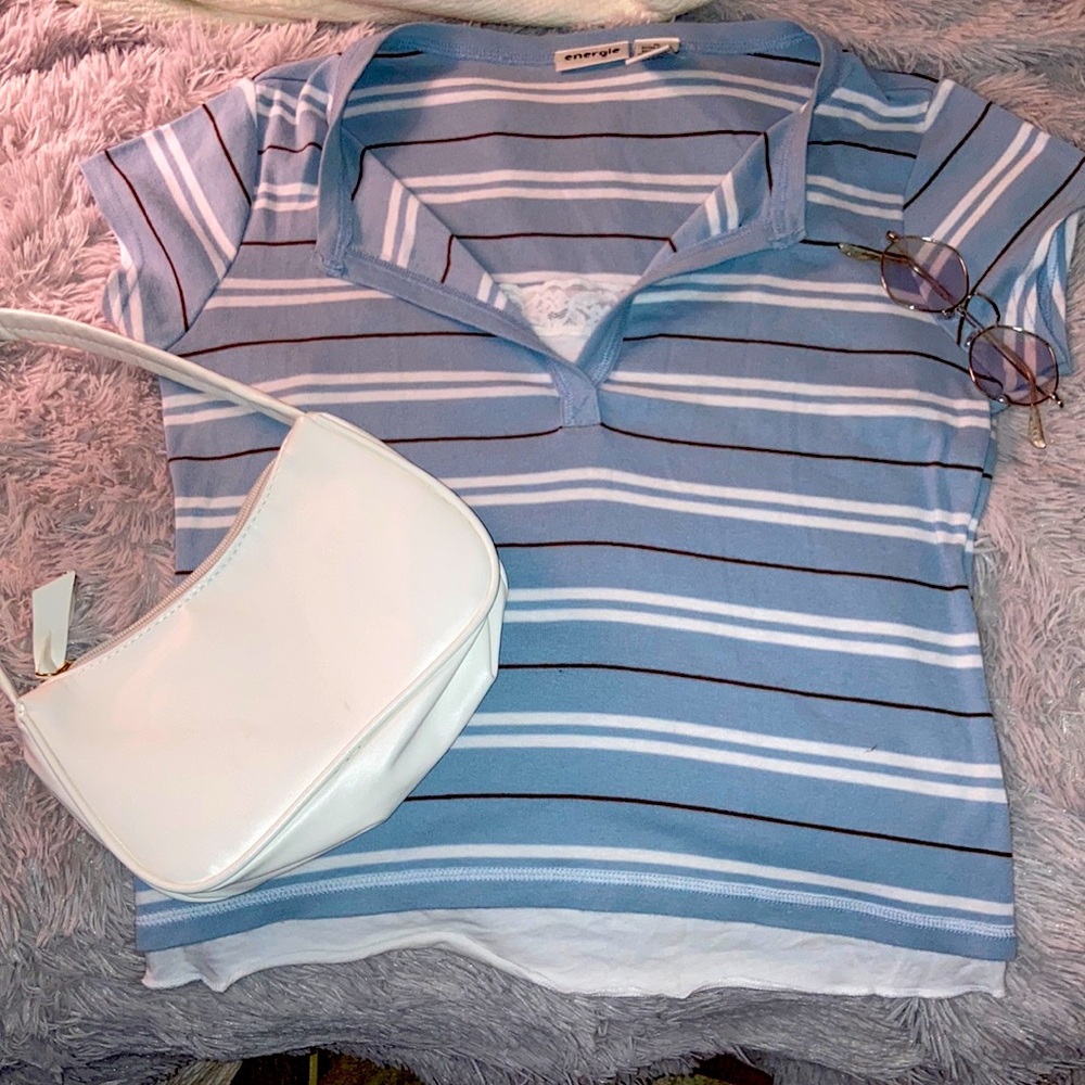 Y2K shirt with tank attached 💗!